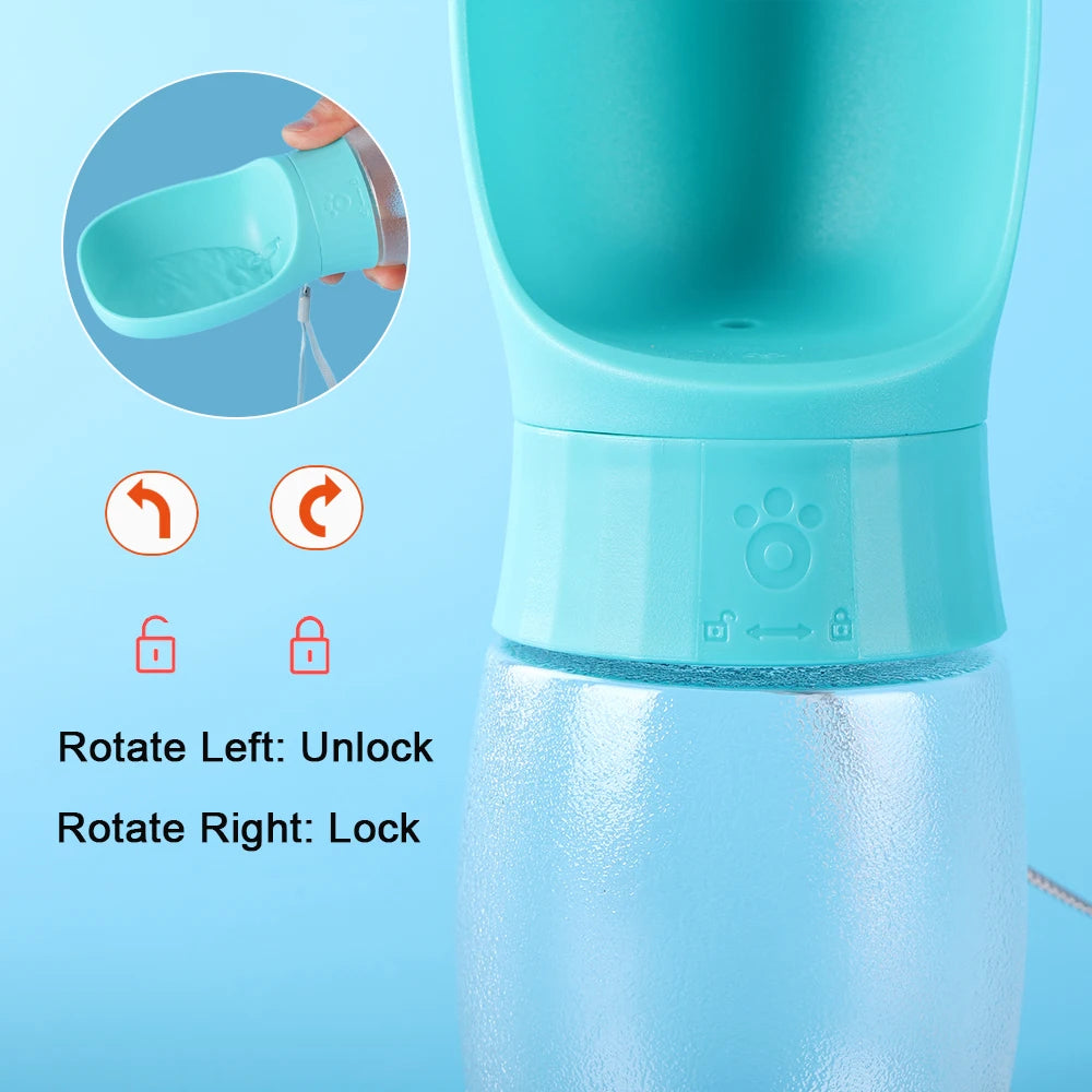 Portable Dog Water Bottle for Travel & Walks | Leak-Proof BPA-Free | WagMew