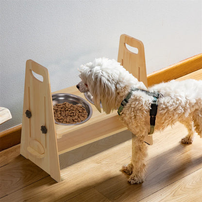 Height Adjustable Elevated Dog Bowls Tall Raised Feeder Stand Dog Food Water Bowl Feeder Station for Large Medium Small Dogs